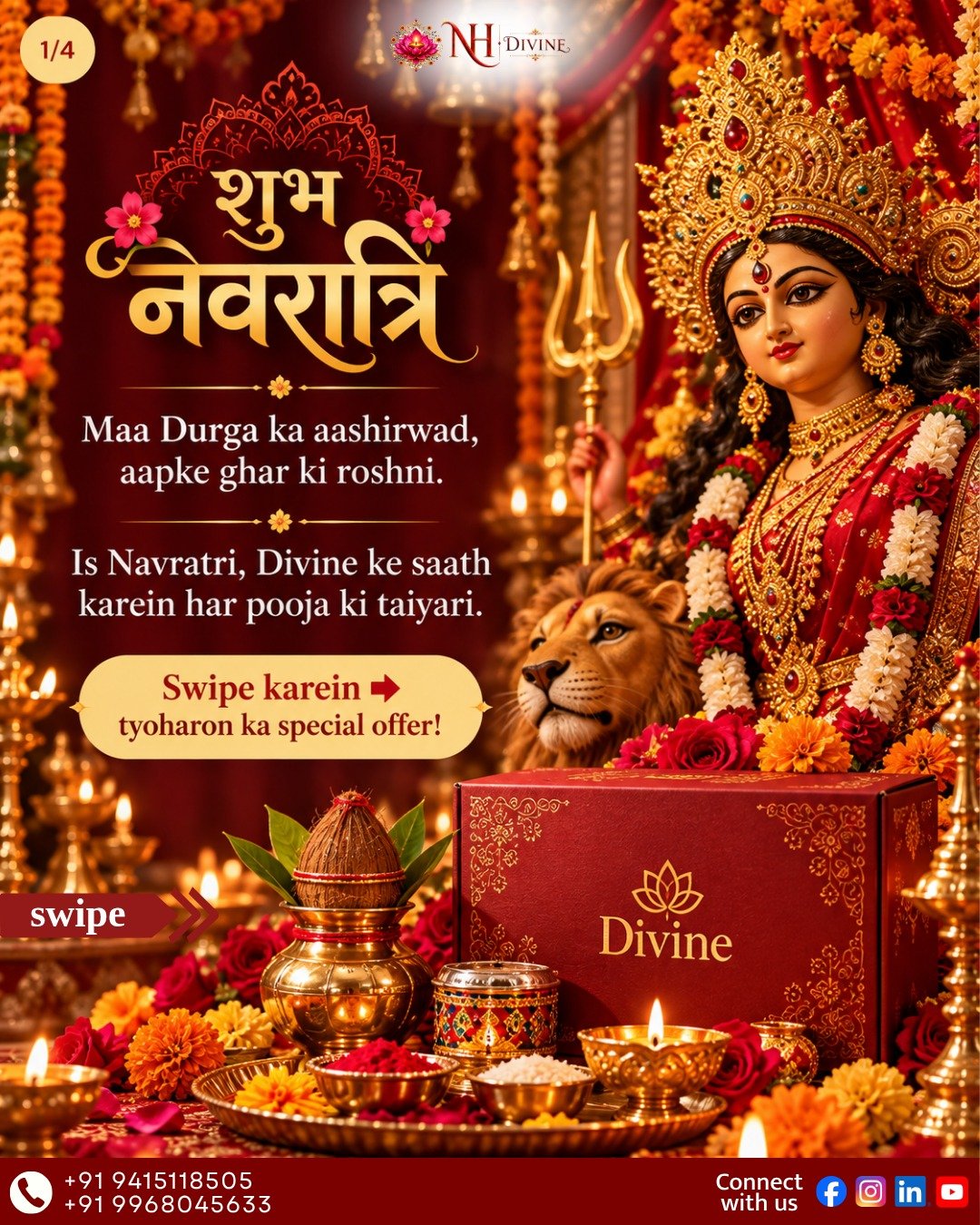NH Divine Navratri Karwa Chauth Diwali Combo